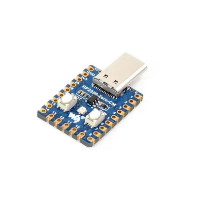 RP2350-Zero-CM Mini Development Board, Dual-core and Dual-architecture, Onboard Type-C Male Port RP2350-Zero-CM
