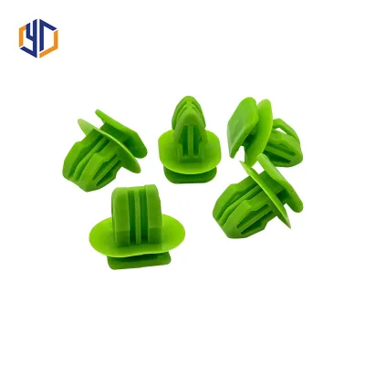 New Green PP Auto Body Push Retainer Clips for Car Door Panel Side Skirt Wheel Arch Moulding-Universal Automotive Trim