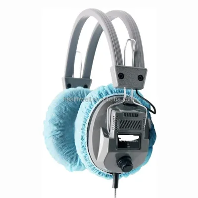 Disposable Non-Woven Wireless Headphones with MRI Pneumatic Protective Cover for Hearing Protection