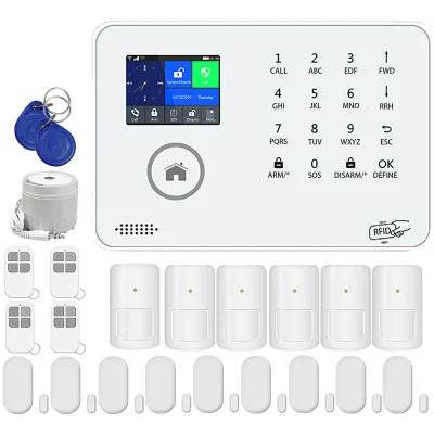 Intelligent Home Alarm System 4G/WiFi Signal Detector Motion Sensor Camera Dual-network Burglar Home Security Alarm Systems Kit