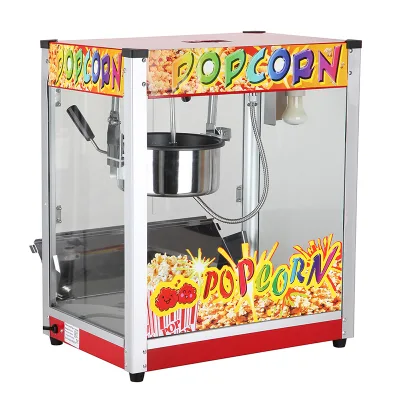 Snack Equipment Popper 8 OZ Commercial Bar Style Popcorn Popper Machine