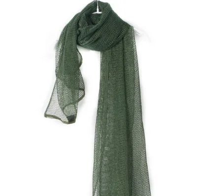 Outdoor Comfortable and Breathable Olive Green Soft Scarf for Man and Woman