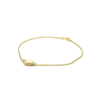 18k Real Gold Fine Jewelry Dubai Natural Diamonds Snake Gold Cuban Link Bracelet CAVIAR Beaded Luxury Brand Solid Customized