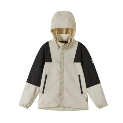 OEM Factory Polyester Children rain jacket Girls Raincoat Waterproof Rainwear Kids Green Raincoat
