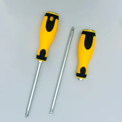 Good Sale Industrial & DIY Grade Screwdriver 160mm/180mm Double Side Plastic Handle OEM Customizable Plain Finish
