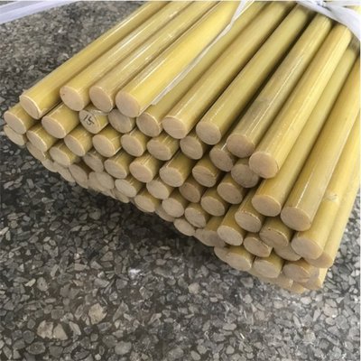 Yellow Green 3240 Epoxy Resin Rod, Dimensional Stable Fiberglass Bar for General Electrical Insulation Parts