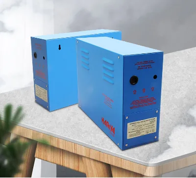 All in One Sauna Steam Generator Integrated Functions Perfect for DIY Sauna Projects Blue Color for Home and Commercial Use