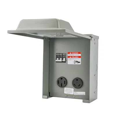 NAME 3R RV Circuit Breaker Box With 50A+30A CIRCUIT BREAKER ETL Certificate Outlet RV Electrical Power Outlet Panel