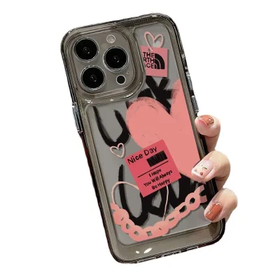 Graffiti Label love Mobile Phone Soft Shell Space Mobile Phone case Wholesale