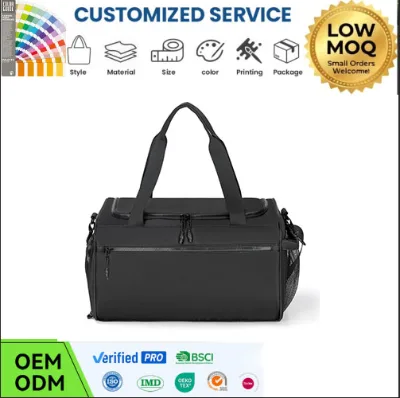 2026 Fashion Style Lightweight Durable Polyester Travel Beach Bag Large Capacity Knitted Tote Bag for Shopping Travel Daily