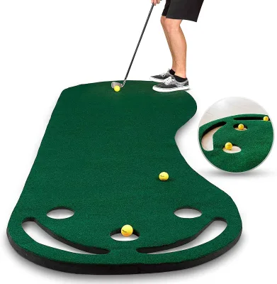Golf Putting Green Grassroots Mat - 9ft X 3ft - Outdoor and Indoor Use - Perfect for Practicing and Training