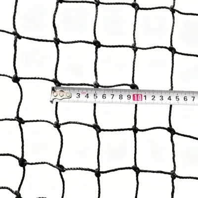 UV Stabilized Knotted High Tensile PE Baseball Net for Baseball Cage & Outdoor Sports Court Barrier
