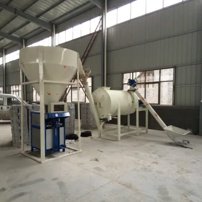 Semi Automatic Dry Mortar Production Line with Gearbox Customizable and Easy to Operate