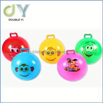 Custom Multi-color PVC Inflatable Toy Jump Ball / Hopper Ball