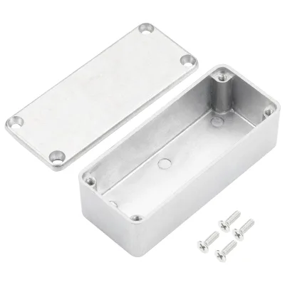 92.5*38.5*31MM Red/Blue/White/Black Electric Guitar Sound Effect Box Die Casting Aluminum Extrusion Enclosure