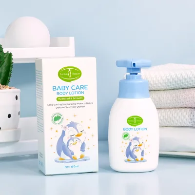 Natural Baby Moisturizing Lotion Face & Body Cream (New) Hydrating Smoothing Babies Face Body Skin Care Lotion Products
