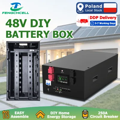 EU Stock DDP Delivery15kWh Solar Storage 280Ah LiFePO4 DIY Split Stackable 48V Battery Box Kit with CAN RS485 Communication