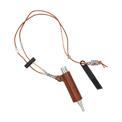 Eight-Section Telescopic Stainless Steel Blowpipe Set Solid Fire Starter Rod for Outdoor Camping Climbing for Outdoor Adventures