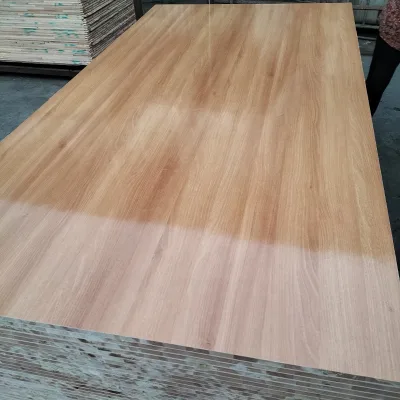 Factory Price Waterproof Fir Pine Poplar Hardwood Core Melamine Laminated Blockboard for Furniture