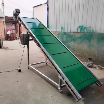 Automated Climbing Loading Conveyor Line - Adjustable Incline Conveyor for Cargo Truck Loading