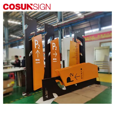 3d Directional Plinth Signage