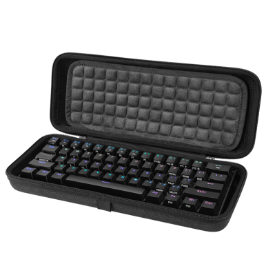 EVA Hard Shell Keyboard Carrying Case Portable Mechanical Keyboard Case for 60 to 72 Keys Gaming Keyboard Case Bag