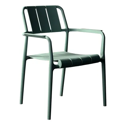 2024 New Design Outdoor Plastic Furniture Leisure Chair Dinner Chair Make with Plastic Resin Outdoor Customized Different Color
