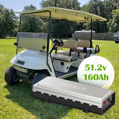 High Energy Golf Cart Battery 51.2v 160Ah LiFePO4 Battery Pack Lithium-ion Batteries