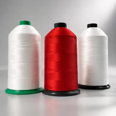 Nylon Polyester Bonded Sewing Thread with Excellent Abrasion Resistance for Heavy Duty Sewing Applications