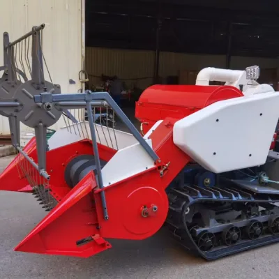Small Rice Harvester Feed-type Rice Harvester Ride-on Combine Harvester