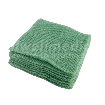 Surgical Green Gauze Sponge Gauze Swabs
