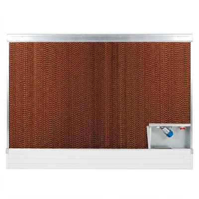 Stainless Steel Frame Evaporative Cooling Pad New Paper Wet Pad Water Curtain for Poultry Farm with 1 Year Warranty