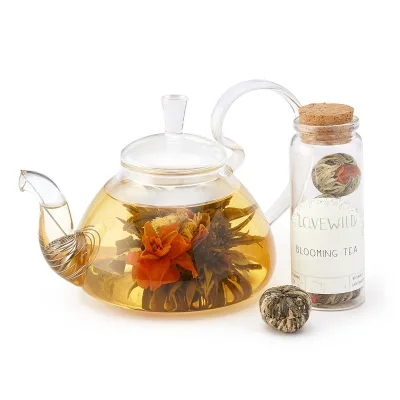 OEM Custom Small Pack Organic BRC Certified Fresh Flower Blooming Tea Ball Health Tea in Bulk Packaging