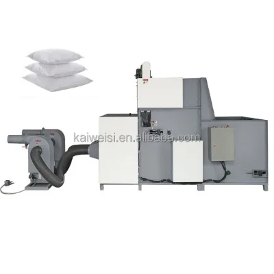 Compact Dual-Head Home Textile Automatic Weighing Microfiber Lumbar Pillow Filling Machine