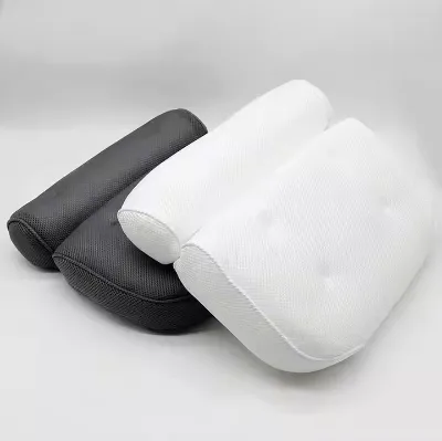 Anhui Leadershow Luxury Bath Pillow Soft Spacer Mesh Head Neck Support Tub Cushion