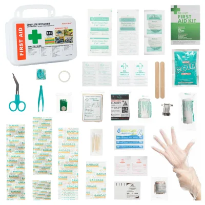 Custom First Aid Equipments Portable Waterproof Plastic Box Survival Emergency Travel Car First Aid Kit for Workplace
