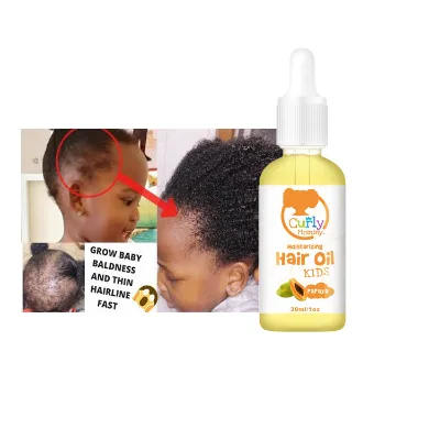 CURLYMOMMY Cruetly Free Soft and Silky Growth Kids Hair Oil for Hair-Loss Prevention