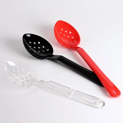 The Salad Strainer Comes in a Variety of Colors and Is a Long-handled PS Mix Spoon Suitable for Cafeterias and Other Occasions