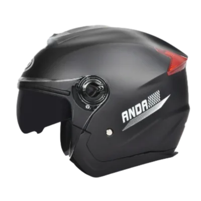 Universal Dual Visor for Men Women 4 Seasons Open Face Riding Helmet Safety Helmet Motorcycle Half Helmet