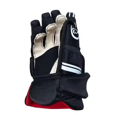 Custom Logo Hockey Gloves for Winter Sports Youth Light WeightHigh Quality Polyester Ice Hockey Gloves Factory Direct Wholesale