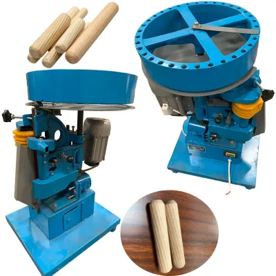 Round Mortise Truncating Machine Wood Round Rod Stick Bar Making Threading Mortiser Machine