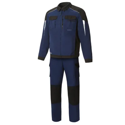 Unisex Work Jacket Pants Woven Breathable Heavy-duty Protection Dirt Tear Resistant Reinforced Joints Industrial Camouflage