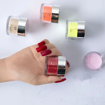 Nail Acrylic Powder Dipping Powder 2 in 1 Menicure Nail Art Decoration Supplies