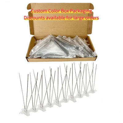 Wholesale Solid Stainless Steel 25 cm 3 Pins Unassembled Flexible Bird Repellent Device Space-saving Waterproof Eco-Friendly for