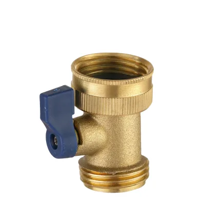 Garden Brass One Way Water Hose Shut off Valve