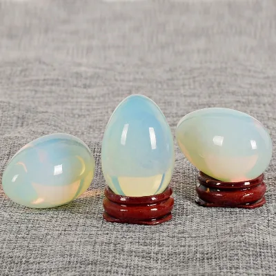 New 2023 Best Quality 3 In1 Crystal Yoni Eggs Opal Yoni Egg Set in All Size Large Medium Small in Bulk for Decoration