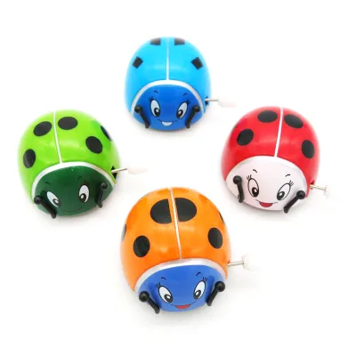 High Quality Wholesale Clockwork Wind up Beetle Mini Ladybug Toy for Kids