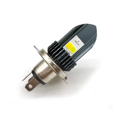 H4 P15D BA20D 12W LED Motorcycle Headlight Bulb 3000LM 6000K Hi/LO Beam Light