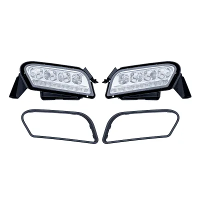 YongJin Front LED Headlight Head Lamp for Club Car Tempo Golf Carts 2018+
