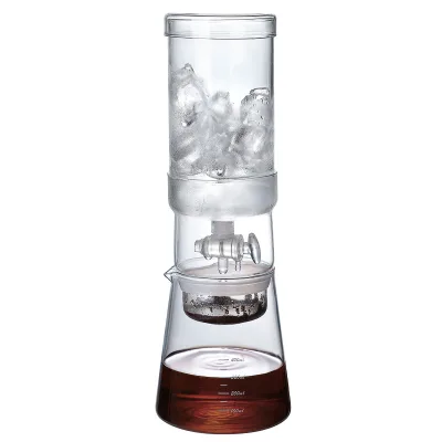 Hot Sale Glass Iced Coffee Maker Cold Brew Drip Coffee Maker with Slow Drip Technology Iced Tea Maker 2-4 Cup Coffee Gift